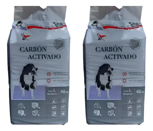 Pañal de piso para perros CARBON ACTIVADO