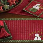 Individual navideño de tela 44x32cm