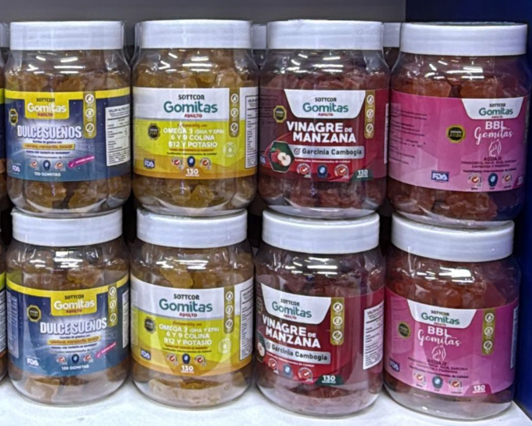 Gomitas sottcor para adulto