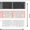 Mini teclado plegable