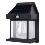 Farol solar de pared + sensor movimiento