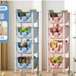 Organizador kawai de 4 niveles con ruedas