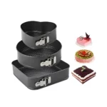 Molde para keke, 3 formas, desmontable